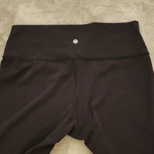 lululemon athletica Black Leggings with Wide Waistband and Stretchy Fit